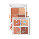 Sace Lady 3-In-1 Eyeshadow Palette & Glitter β High Pigment, Matte & Shimmer, Long-Lasting